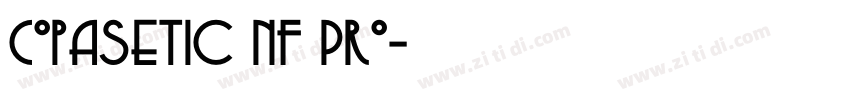 Copasetic NF Pro字体转换